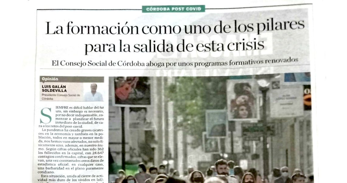La formación como uno de los pilares para la salida de esta crisis