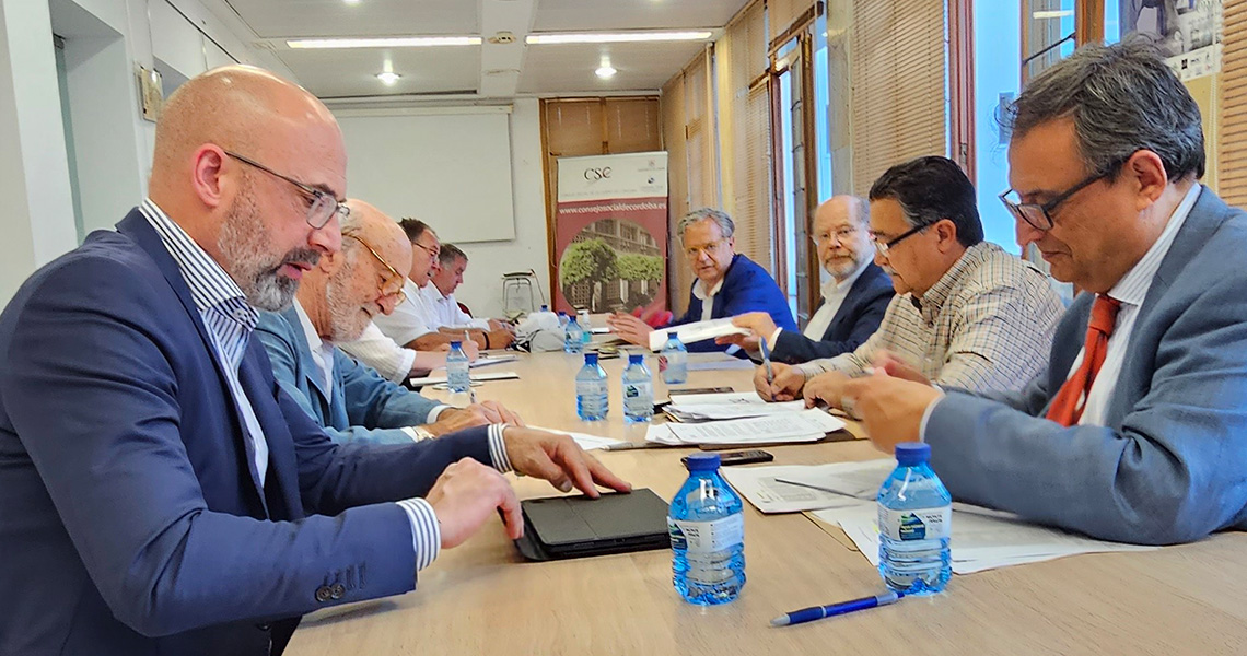 Reunión con el Delegado de Hacienda del Ayuntamiento de Córdoba