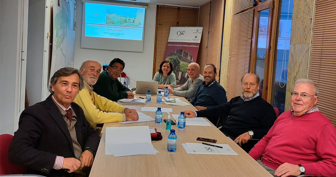Reunión sobre el Plan Municipal contra el Cambio Climático de Córdoba